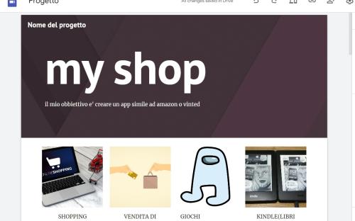 Realizzazione di un sito per gli acquisti online